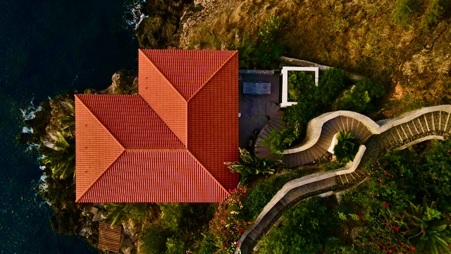 The Cliff estate overhead